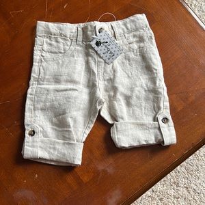 Pants 100%linen. Size 6-12 mo by Baby brand